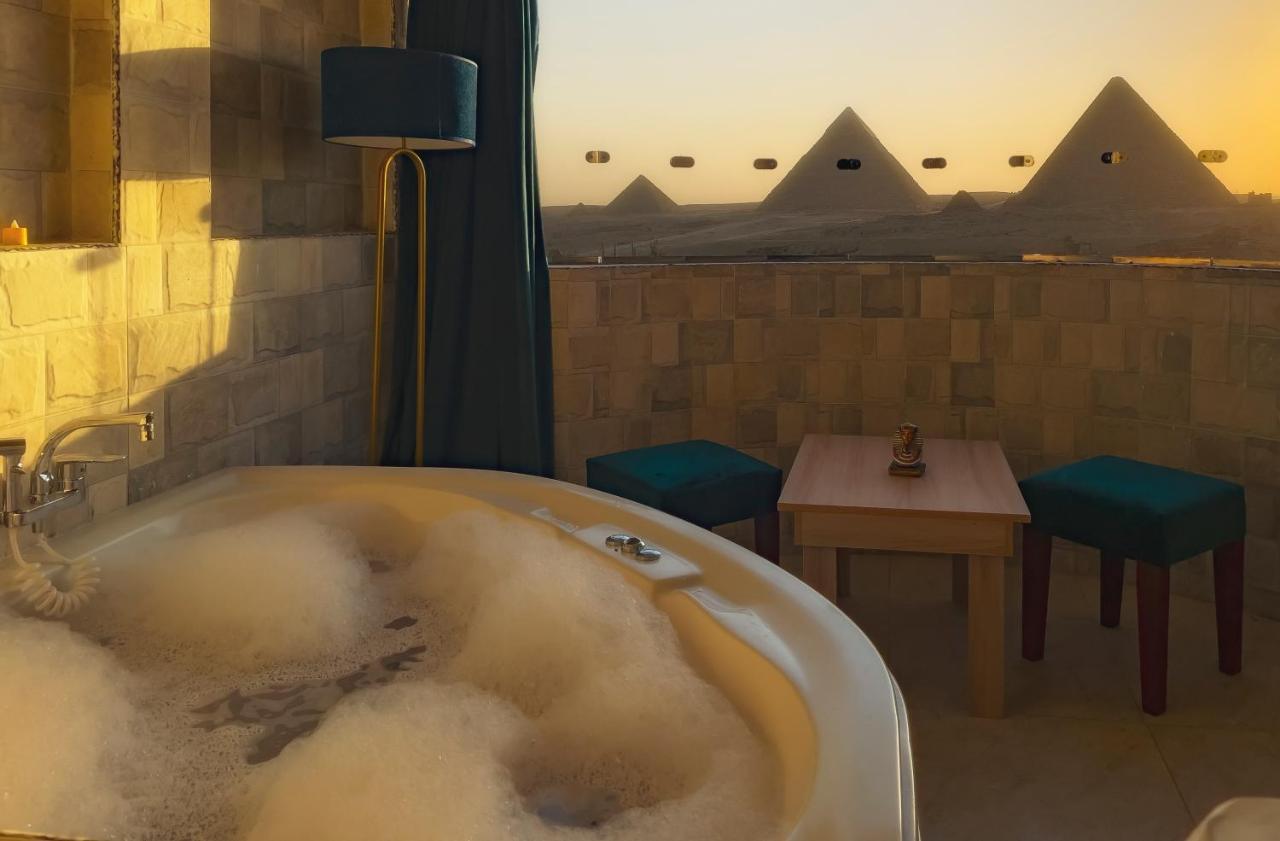 Jumeirah Pyramids View Inn Kafret el-Gabal Esterno foto