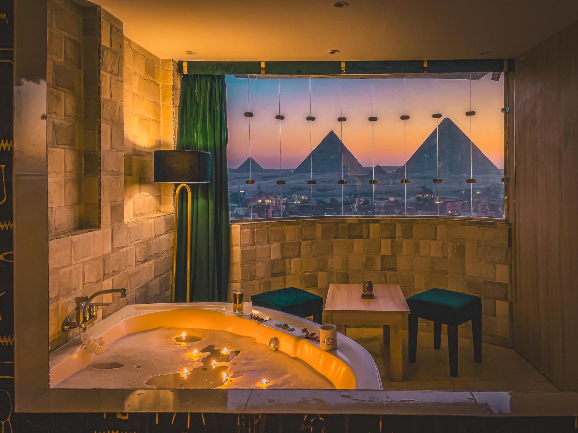 Jumeirah Pyramids View Inn Kafret el-Gabal Esterno foto